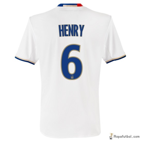 Camiseta Lyon Replica Primera Ropa Henry 2016/17 Blanco